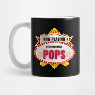 Pops Grandpa Dad Themed Design Mug